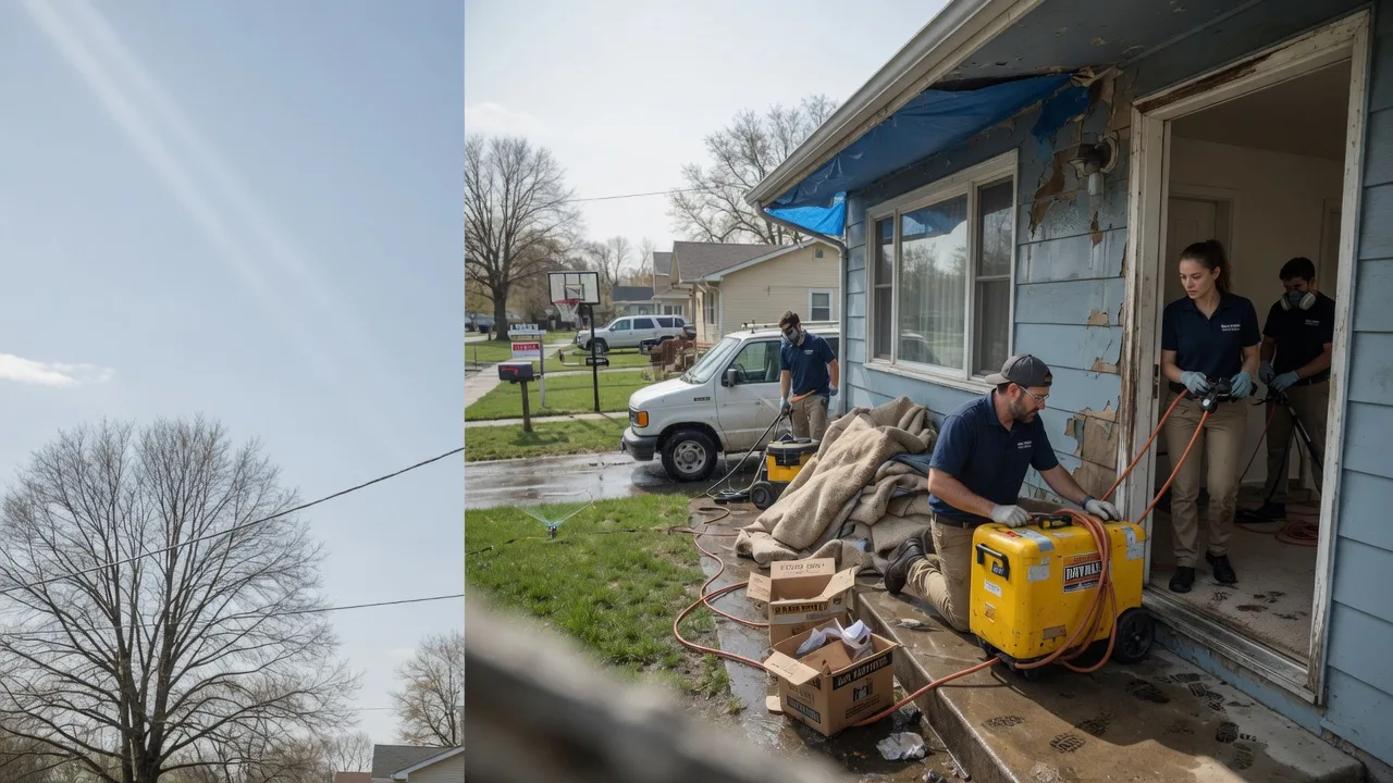 Basement Flood Cleanup in Broadlands, IL near me